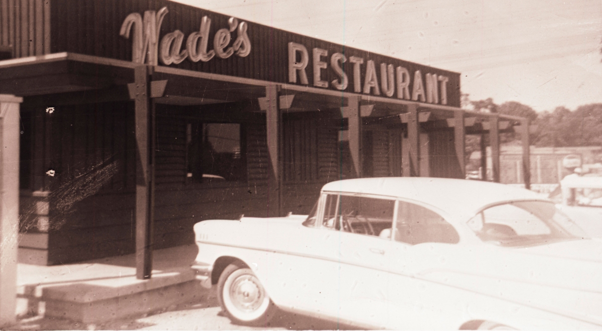 As business continued to grow, the bustling cinder block restaurant on South Pine Street was enlarged to accommodate the growing number of regular Wade’s patrons.  