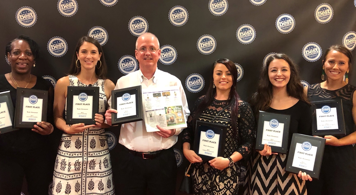 WE DID IT AGAIN! Wade's took home EIGHT awards in the Herald-Journal's 2019 Best Of The Best Spartanburg contest for the second year in a row.
