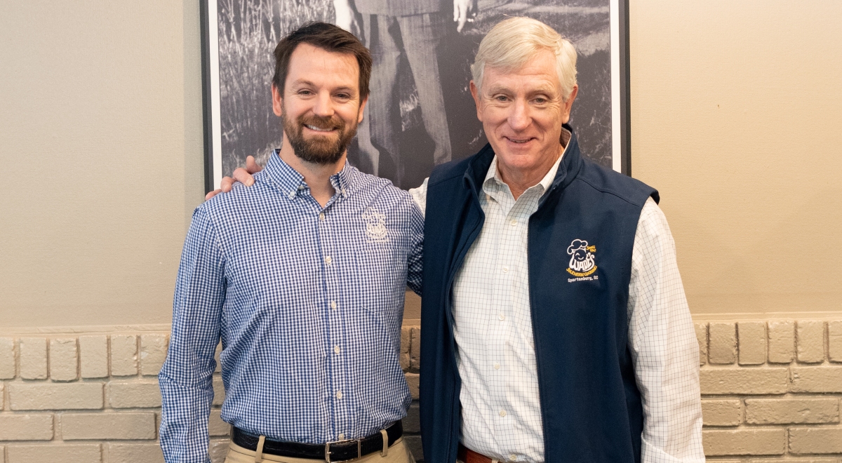 After graduating Wofford College, Pop Wade's grandson, Wade III, joined the team as a manager! We know Pop is very proud to see the third generation joining the family business.